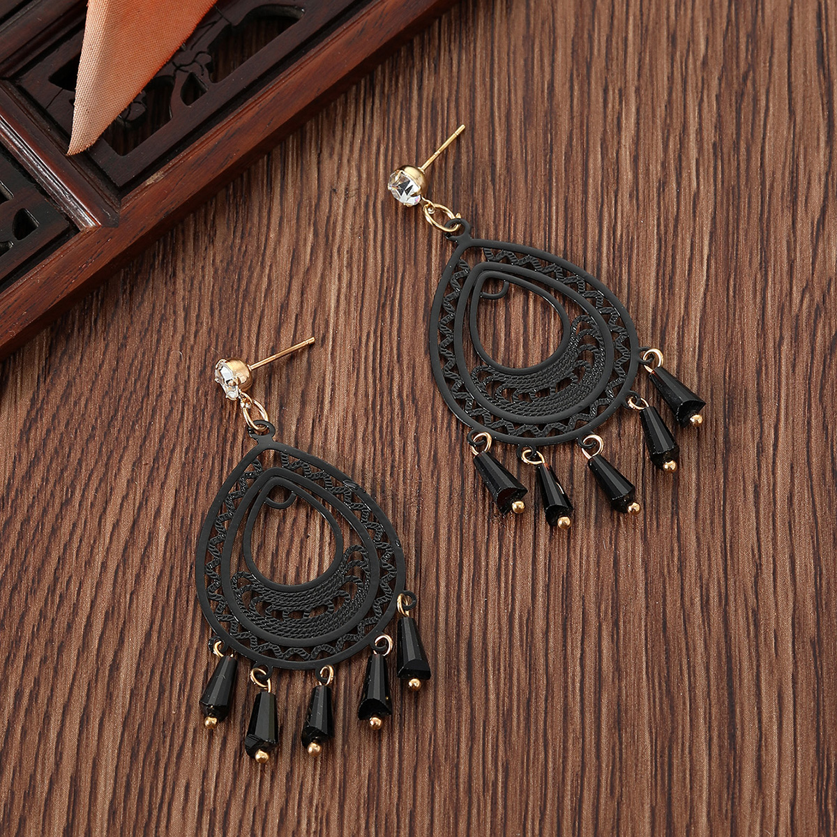 欧美时尚个性百搭耳环，波西米亚民族复古耳饰