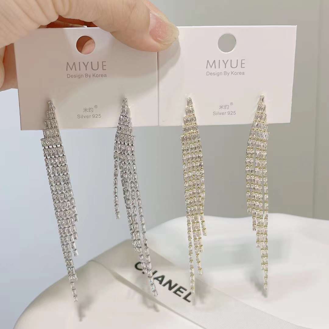 米约时尚/耳环/长款细节图