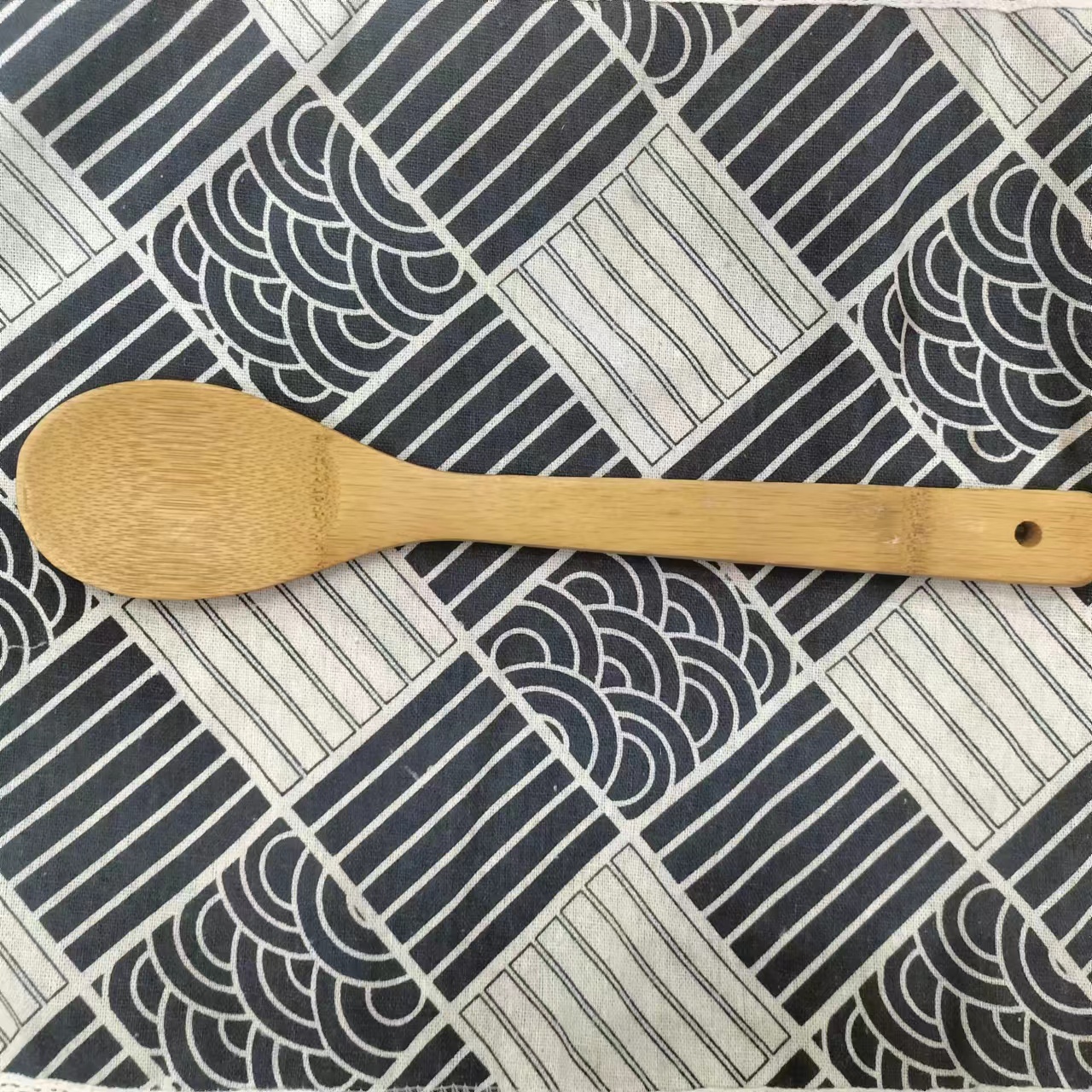 Environmentally friendly, unpainted bamboo spatula, non-stick special cooking spatula, household high-temperature resistant spatula, kitchenware bamboo spatula three-piece set Specification image