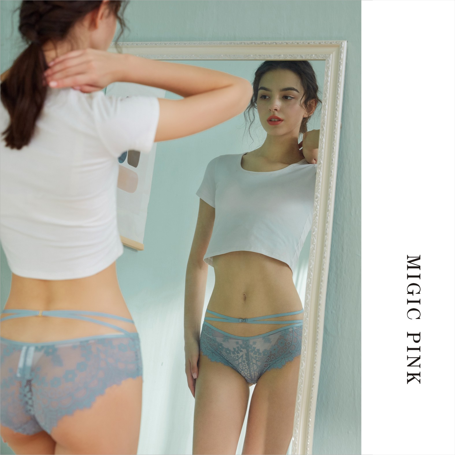 The Mystery of the Magic Box: Sexy cut-out design, lace semi-transparent design, thin triangular underwear for women Application Scenario