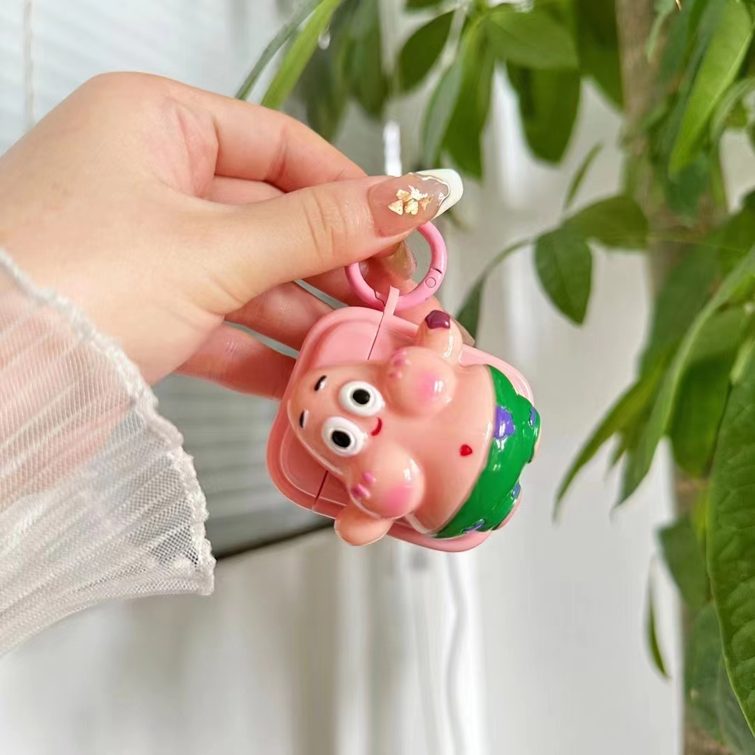 The soft shell of the Bluetooth headset case is pasted with cartoon dolls detail image 14