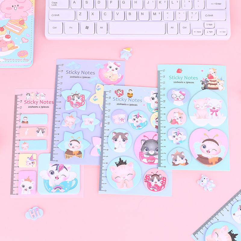 weibo Weibo Creative Sticky Notes: Cute animal-shaped sticky Notes, Cartoon N-time sticky Notes, and can print logos