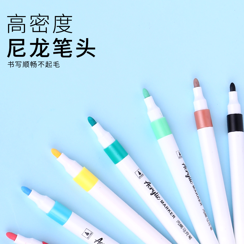 weibo Weibo Acrylic Markers, color Outlining Pens, 48-color marker sets, children's diy brushes, gifts, toys wholesale Specification image