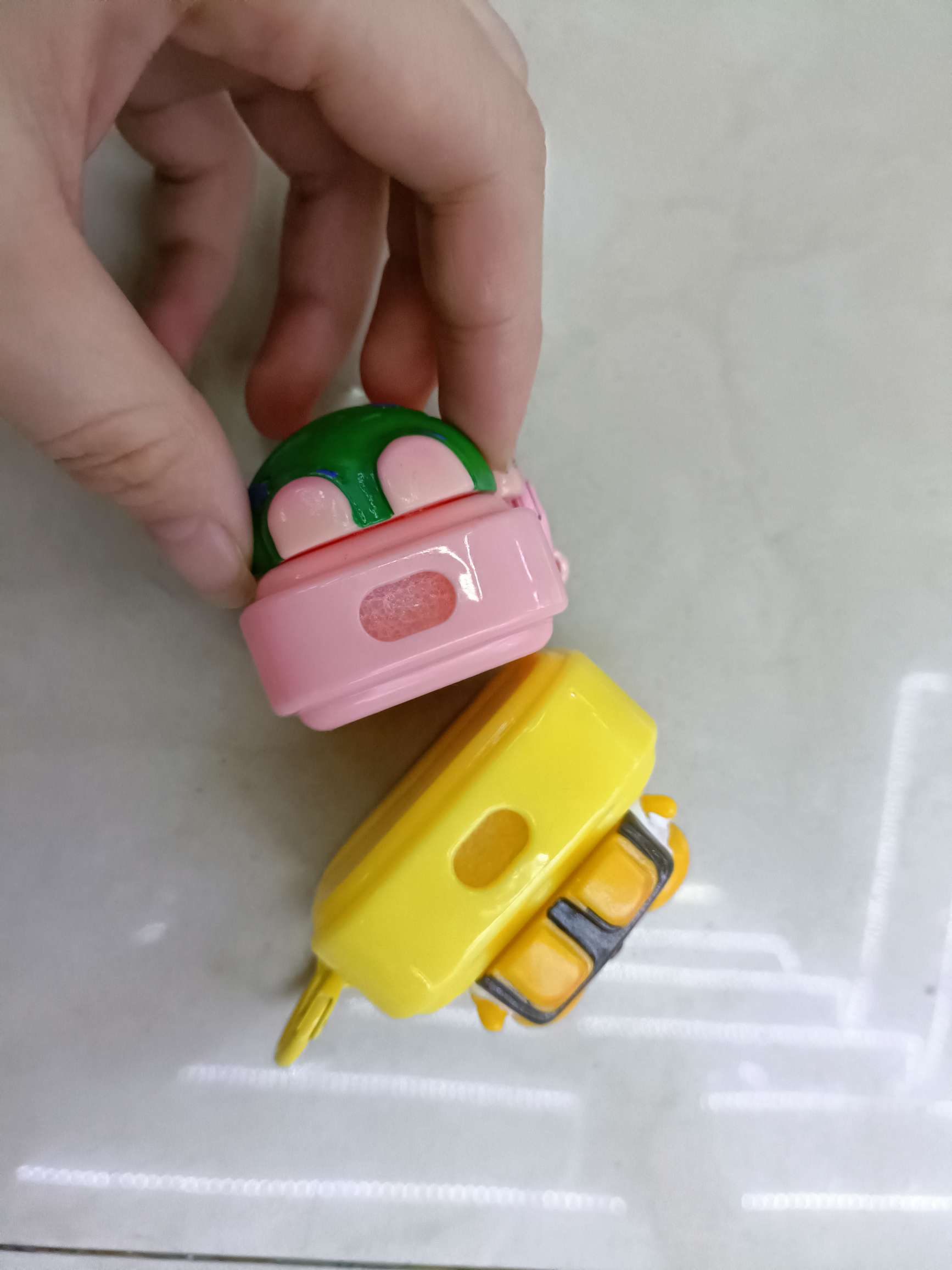 The soft shell of the Bluetooth headset case is pasted with cartoon dolls detail image 8