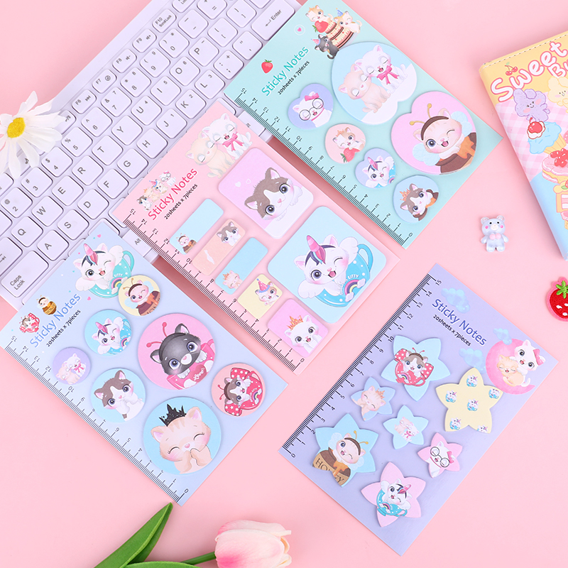 weibo Weibo Creative Sticky Notes: Cute animal-shaped sticky Notes, Cartoon N-time sticky Notes, and can print logos Application Scenario