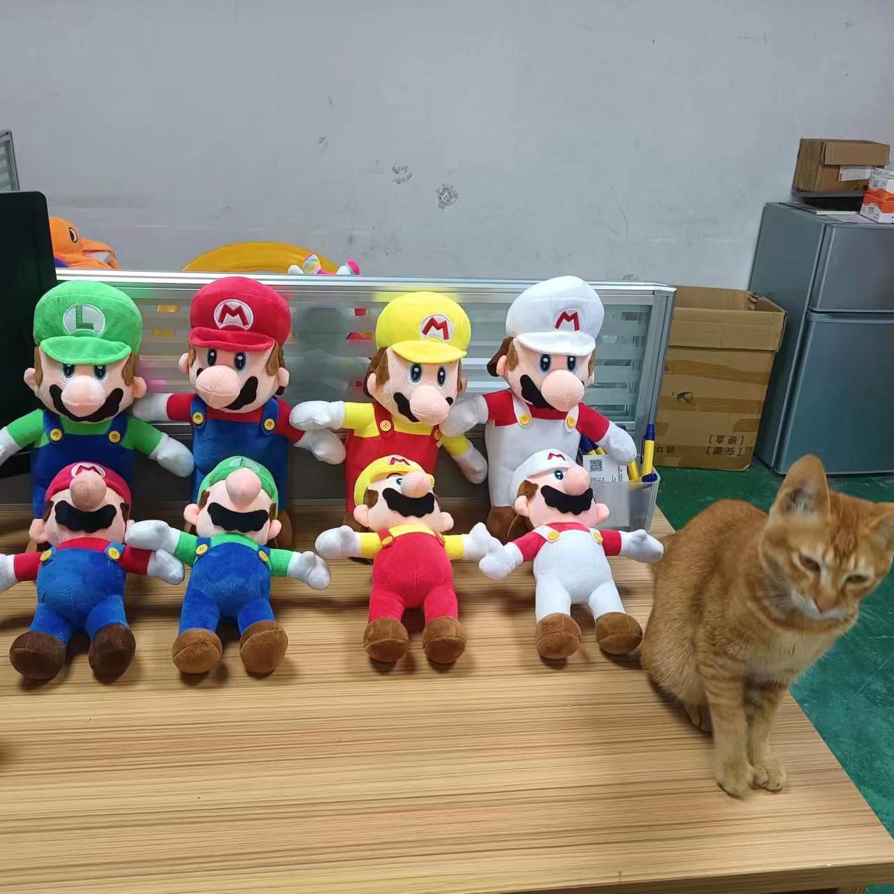 Mario Twins Douyin street stall Doll Machine, new claw machine doll, plush toy, anime 8-inch night market Application Scenario
