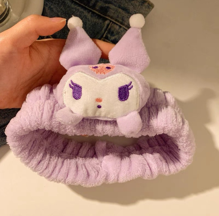 Cartoon Kulomi, Laurel Dog, Melody Sanrio Face Wash And Hair Band Four Colors undefined