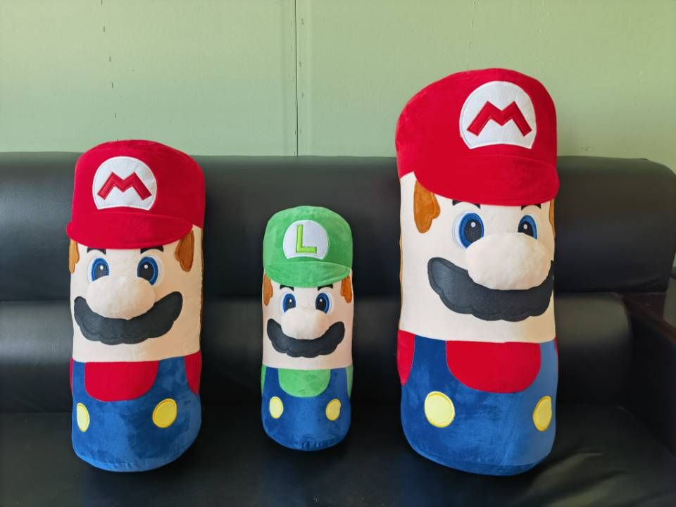 Mario Twins Douyin street stall Doll Machine, new claw machine doll, plush toy, anime 8-inch night market detail image 3