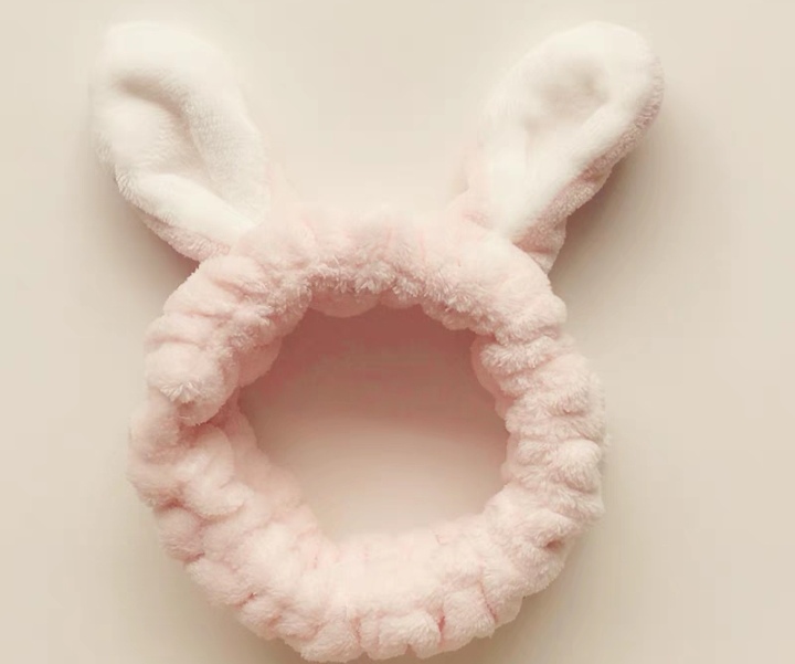 Long Ears Rabbit Ears Face Wash Headband Six Colors Item Picture