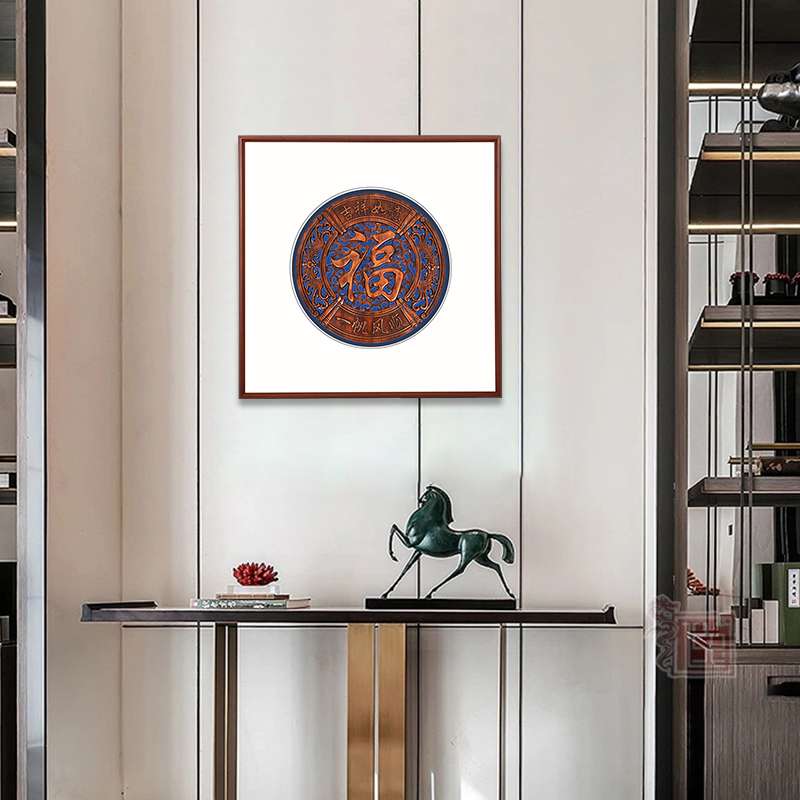 中式装饰/客厅背景/禅意装饰产品图