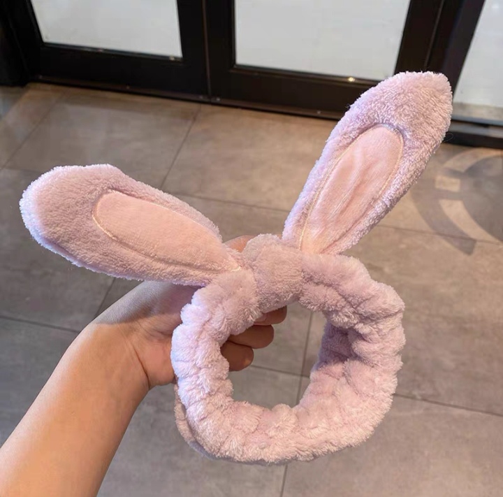 Cloth Headband Rabbit Ears Face Wash Headband Six Colors undefined