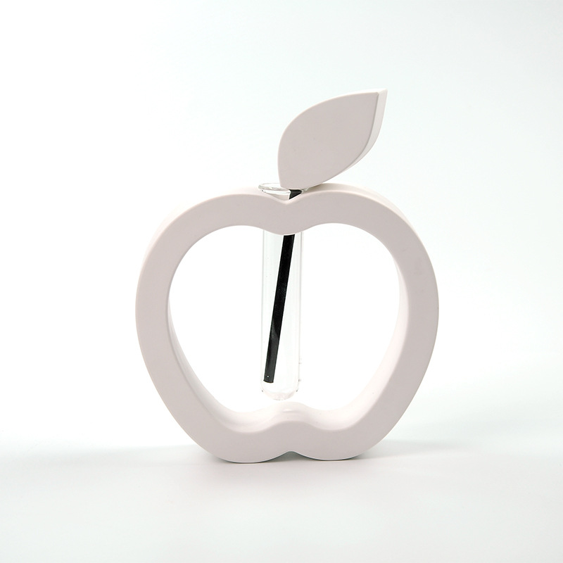 Apple-shaped aroma diffuser gypsum cement decorative item, flameless aroma diffuser, indoor fragrance deodorizer, air freshener volatile liquid Specification image