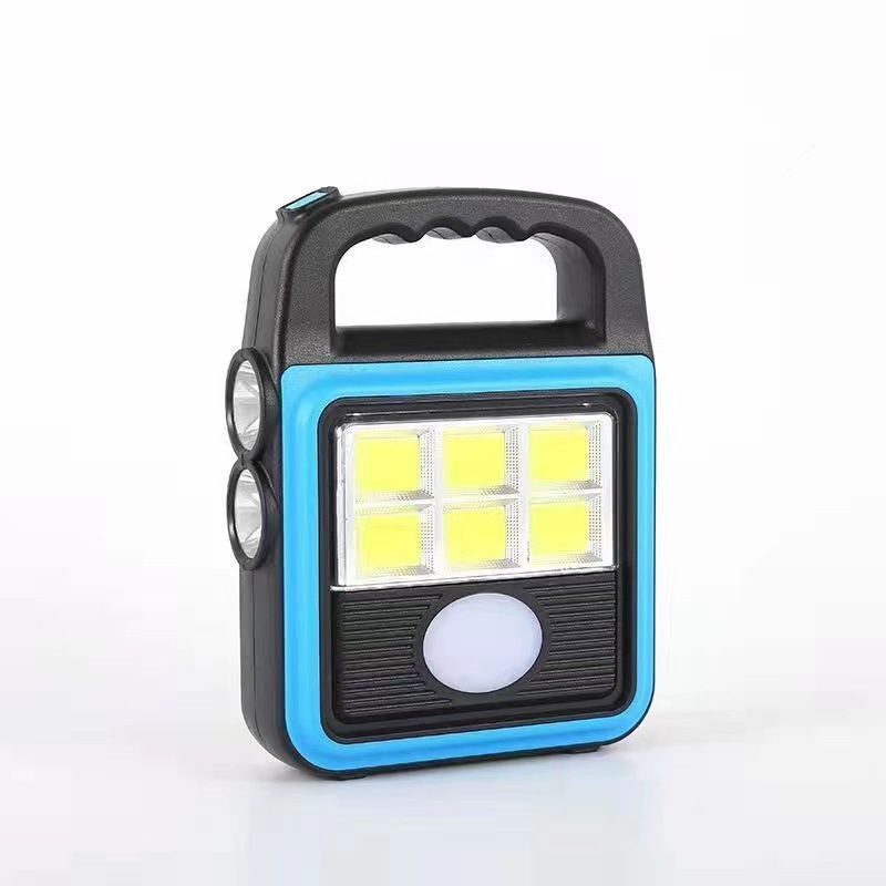 Solar COB camping lamp, USB horse lamp, searchlight, 878 camp lamp, floodlight, small hanging lamp, portable lamp Application Scenario