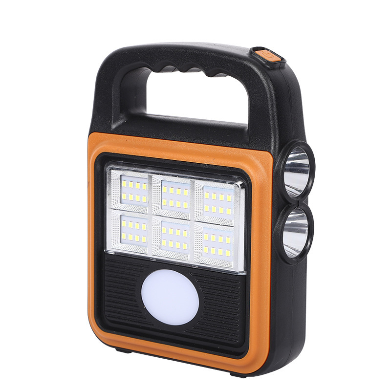 Solar COB camping lamp, USB horse lamp, searchlight, 878 camp lamp, floodlight, small hanging lamp, portable lamp details Picture