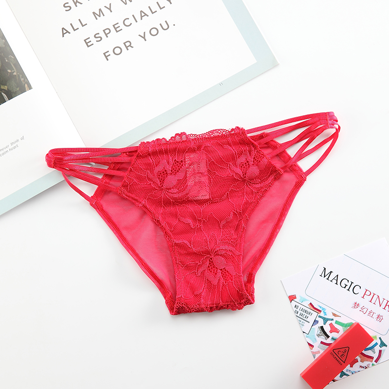 The Mystery of the Magic Box Lace Sexy Cut-out mesh side tie transparent thin breathable low-waist comfortable and simple triangular underwear Application Scenario