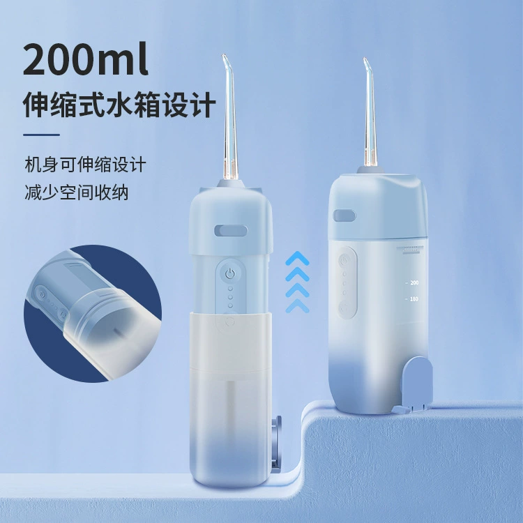 Electric water flosser, portable smart teeth cleaning device, tartar water, dental floss, home oral cavity, teeth gap, teeth cleaning water gun Application Scenario