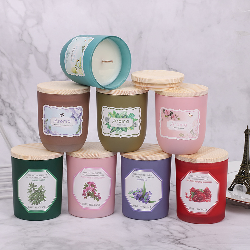Scented candle cup, scented gift box, scented deodorizing, home indoor fresh air, candlestick decoration details Picture