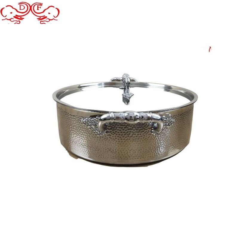 DF99040 Mandarin Duck Pot Hot Pot Pot Commercial three-layer steel soup pot 304 stainless steel hot pot DF Trading House details Picture
