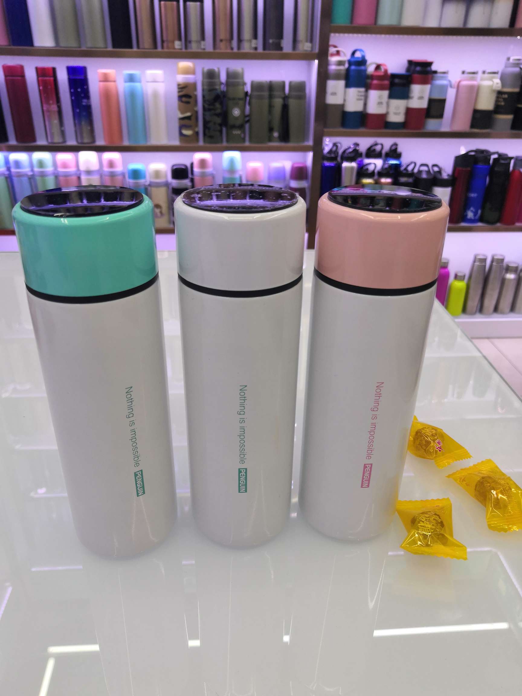 真空保温杯直杯不锈钢精致小杯礼品杯