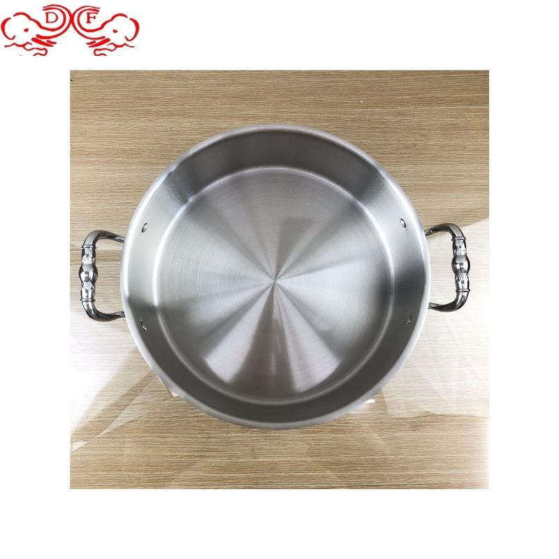DF99040 Mandarin Duck Pot Hot Pot Pot Commercial three-layer steel soup pot 304 stainless steel hot pot DF Trading House Application Scenario