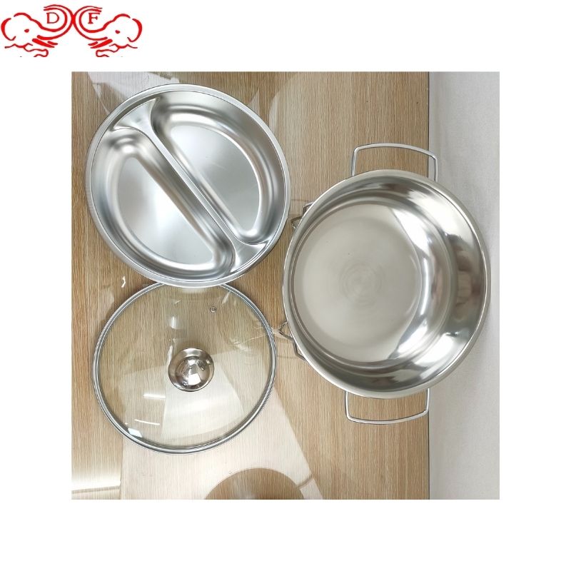 DF99372 stainless steel alcohol stove, household small hot pot, hotel restaurant buffet stove, insulated heating container, DF Trading House Specification image