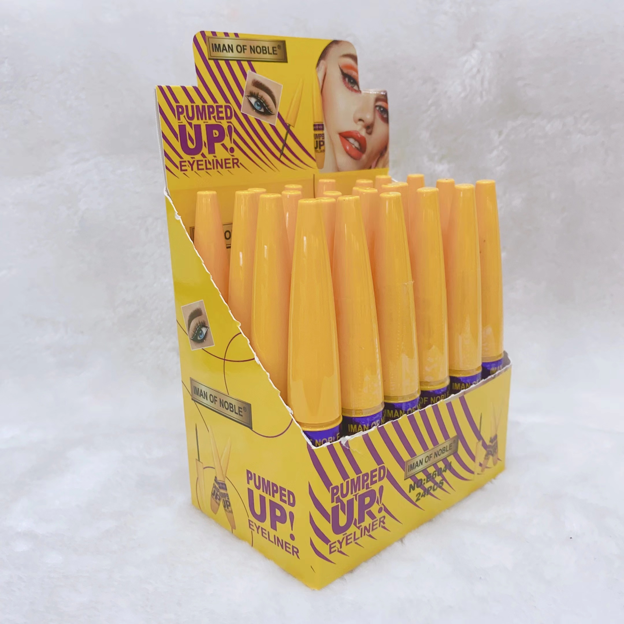 IMAN de NOBLE marca crossover 2023 nuevo hardhead eyeliner líquido no se desmayan mantener el maquillaje resistente al agua y el sudor details Picture