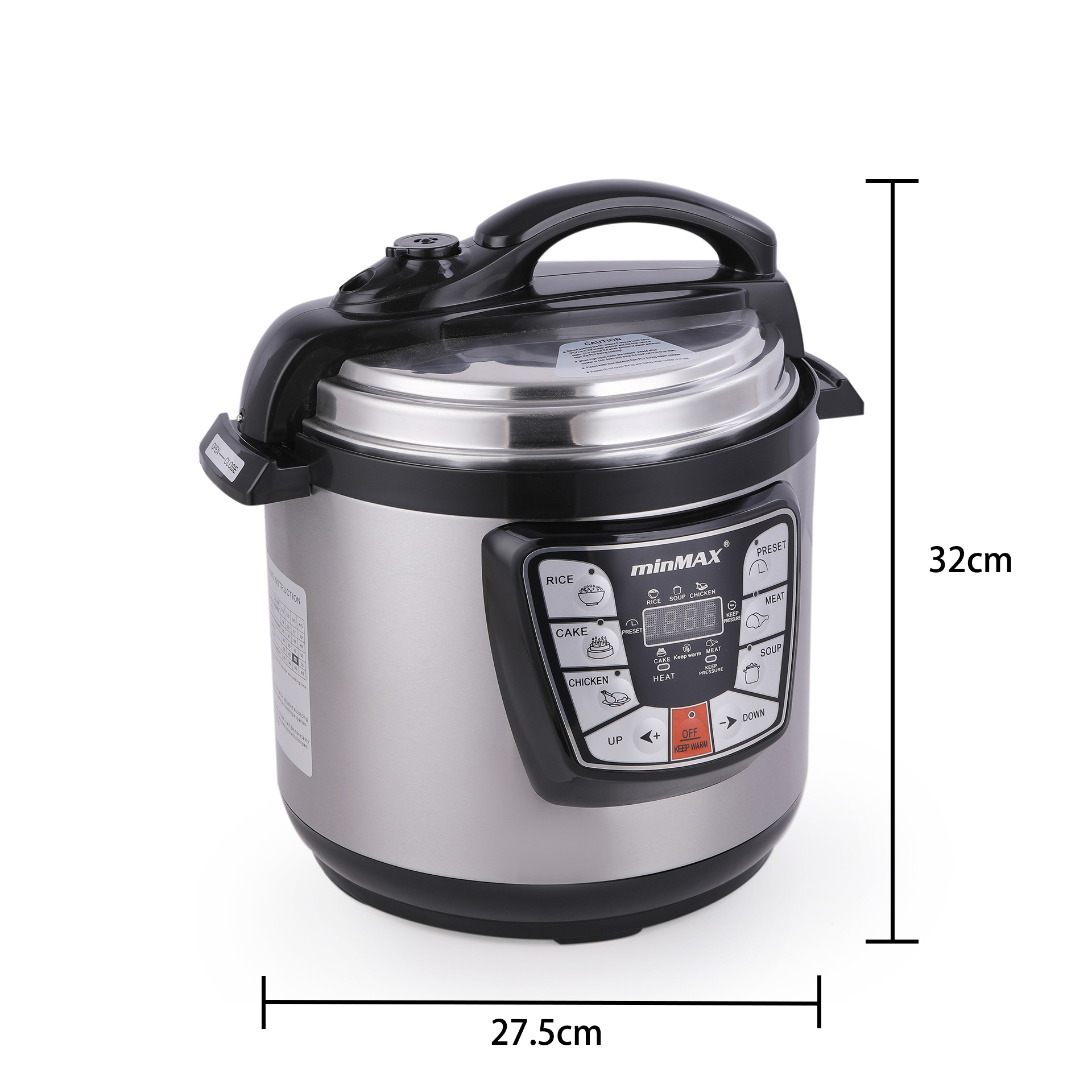 minMAX Electric Rice cooker Smart Household 6L capacity rice cooker Factory direct sales for export MM-376-6 details Picture