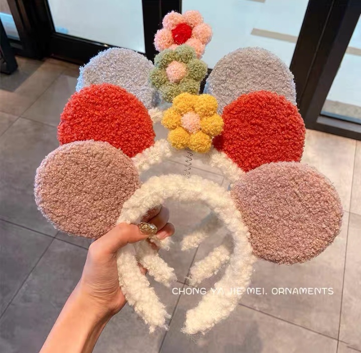 Mickey Sunflower Headband Face Wash Headband Six Colors full figure