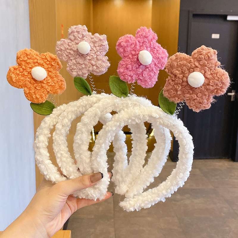 Sun Flower Hair Band Cute Flower Hair Band Face Wash Hair Band Nine Colors full figure