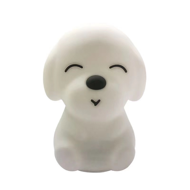 Little puppy color-changing stress-relieving night light Item Picture