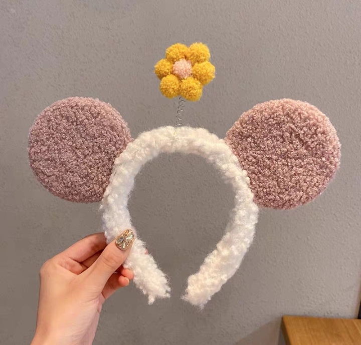 Mickey Sunflower Headband Face Wash Headband Six Colors undefined