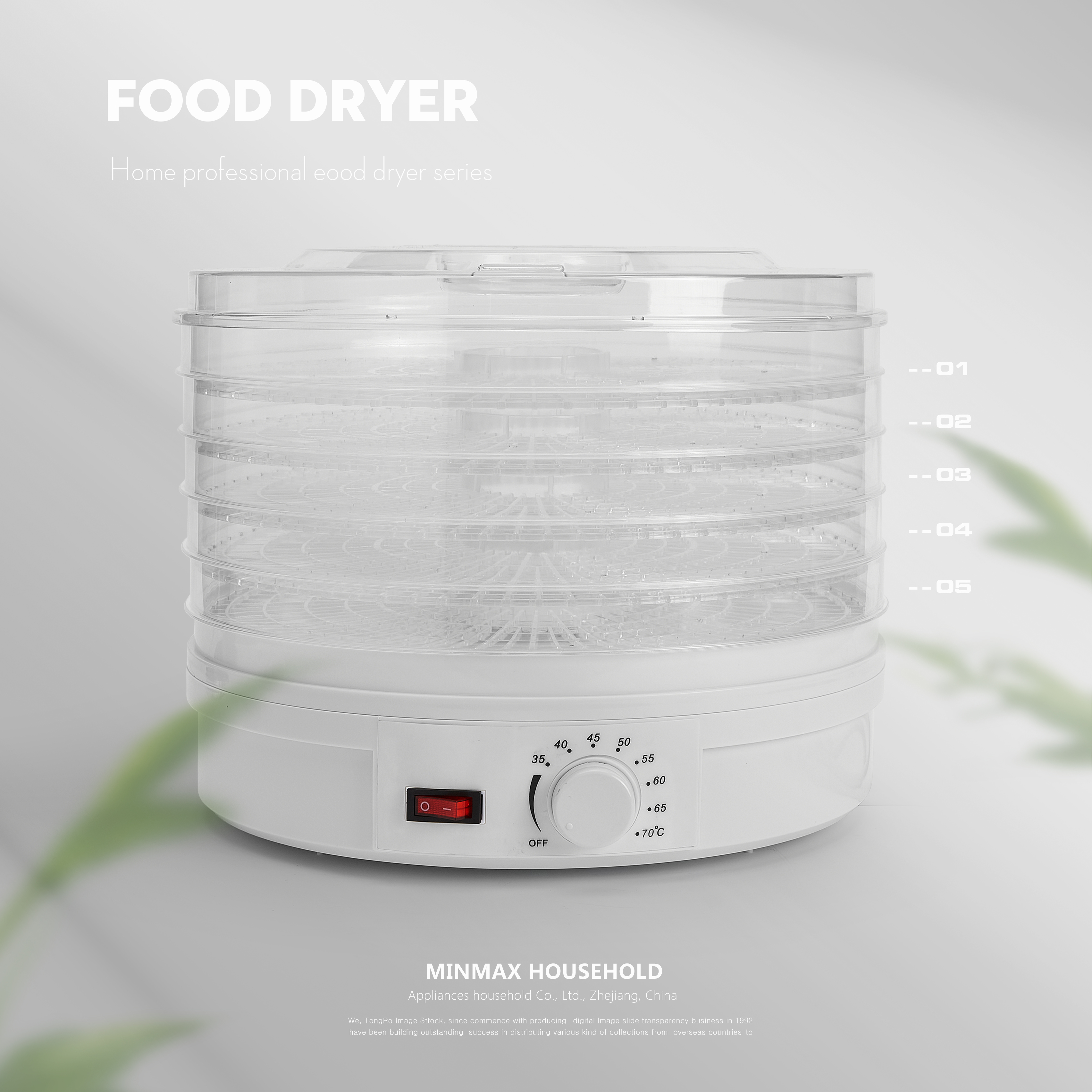 minMAX fruit dryer, food dehydration and air dryer, household fruit, vegetable, meat, medicinal herb, yogurt drying, cross-border foreign trade 770