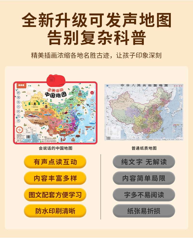 中国有声地图 世界有声地图 有声挂图