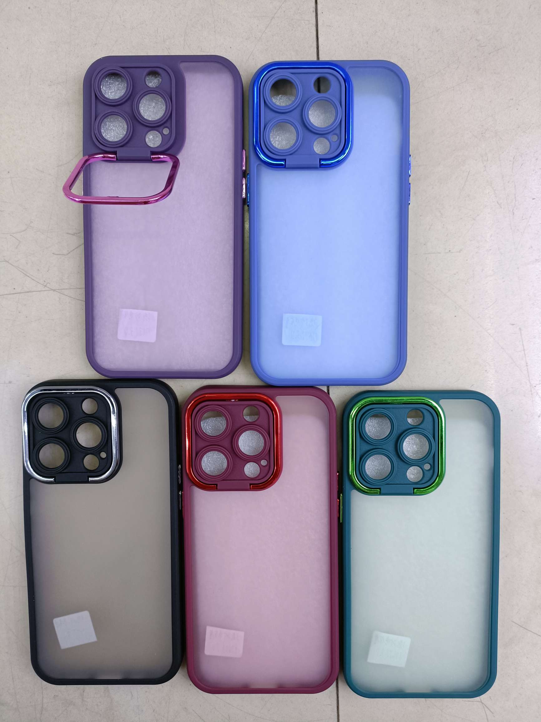 The lens holder, matte phone case, electroplated frame and buttons
