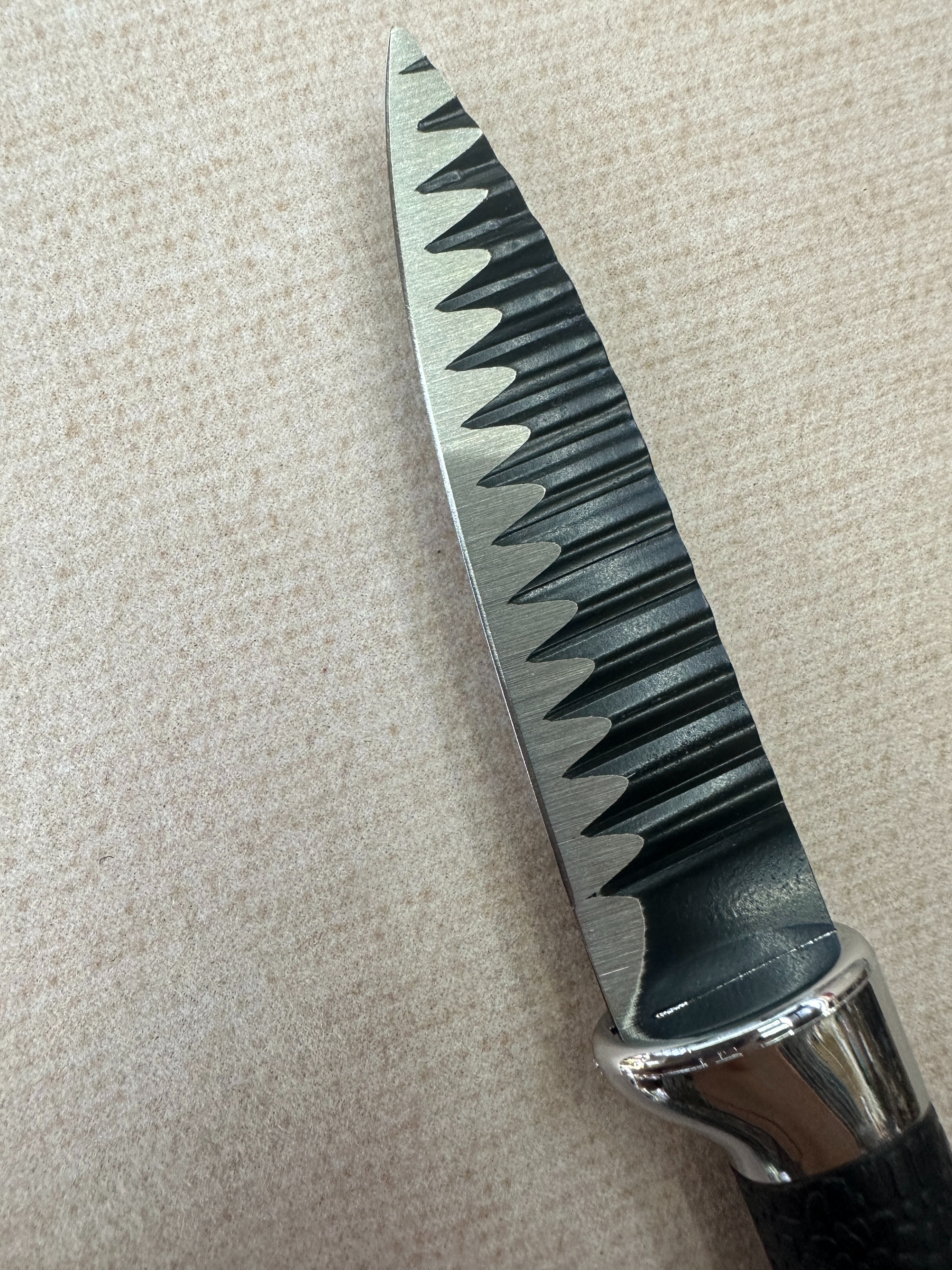 水果刀厨房用刀小刀果皮刀餐刀压纹刀详情图2