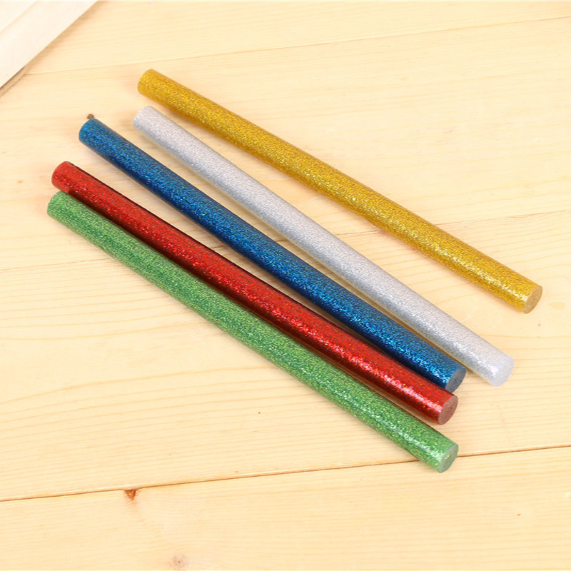 Youxin Colored Gold powder Hot Melt Adhesive, Hot melt adhesive strips, handicrafts Hot melt adhesive, Hot melt adhesive sticks