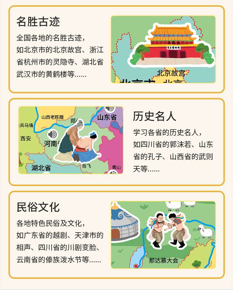 中国有声地图 世界有声地图 有声挂图