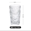 Creative glacier pattern glass cups, wine glasses, household water cups, cold drink cups, beer mugs, tea cup sets, large size Item Picture