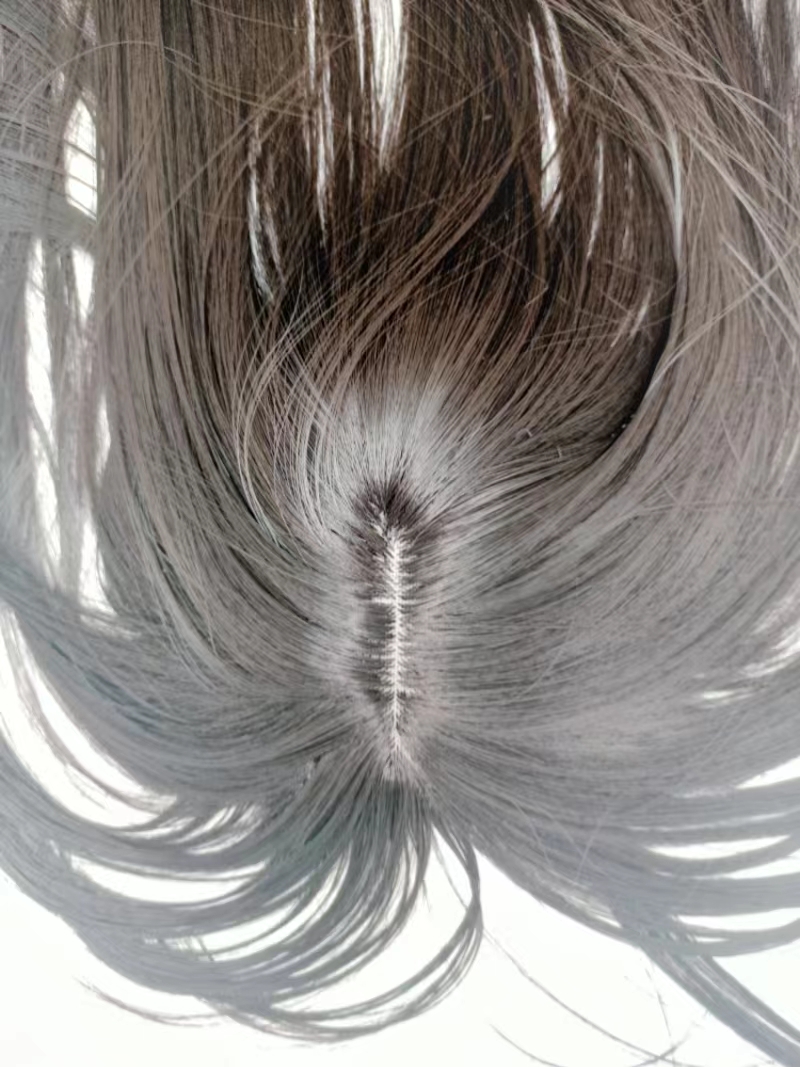 New hair fiber wig head cover for medium-length straight hair blackening is in stock at the factory Application Scenario