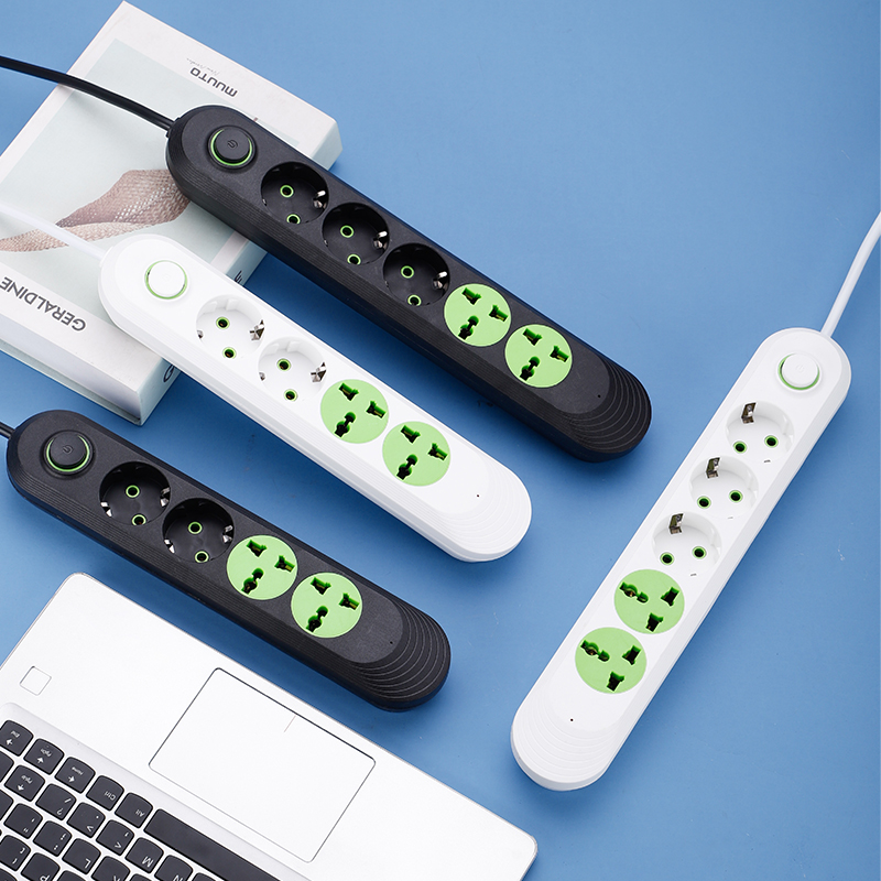 插座厂家/插座工厂/跨境专供/欧式插座/欧标插座/欧洲插座/欧洲排插/欧式排插/欧式孔插座/二圆插座白底实物图