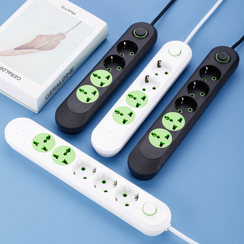 亚马逊 跨境电商 欧式孔  万能孔 USB TYPE-C 手机充电 欧标 欧规 欧孔 欧标插排 插座 外贸插线图