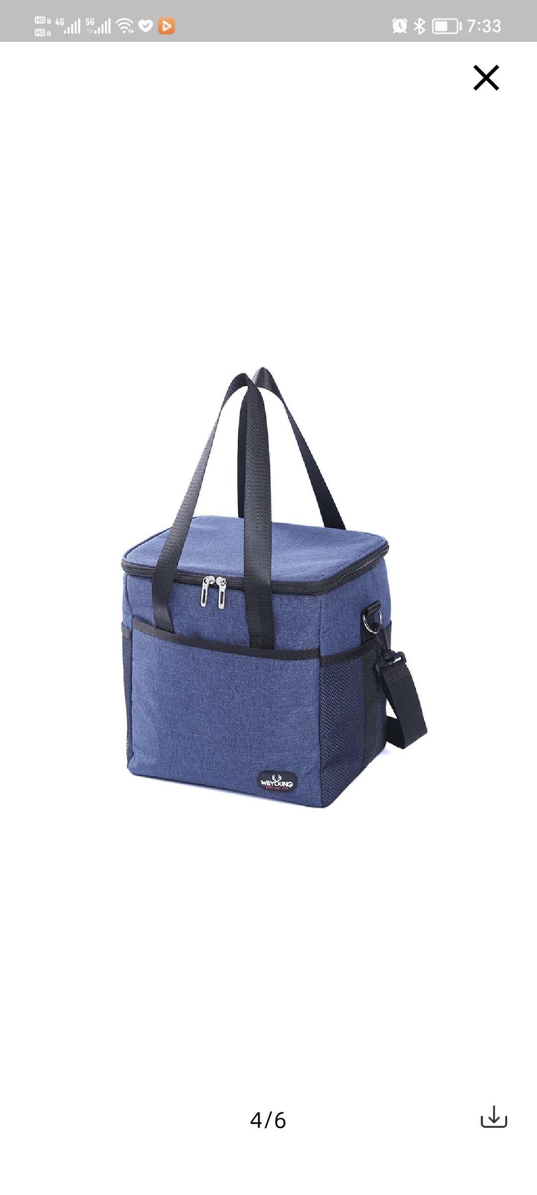 保温包/三层斜挎冰包/野餐包产品图