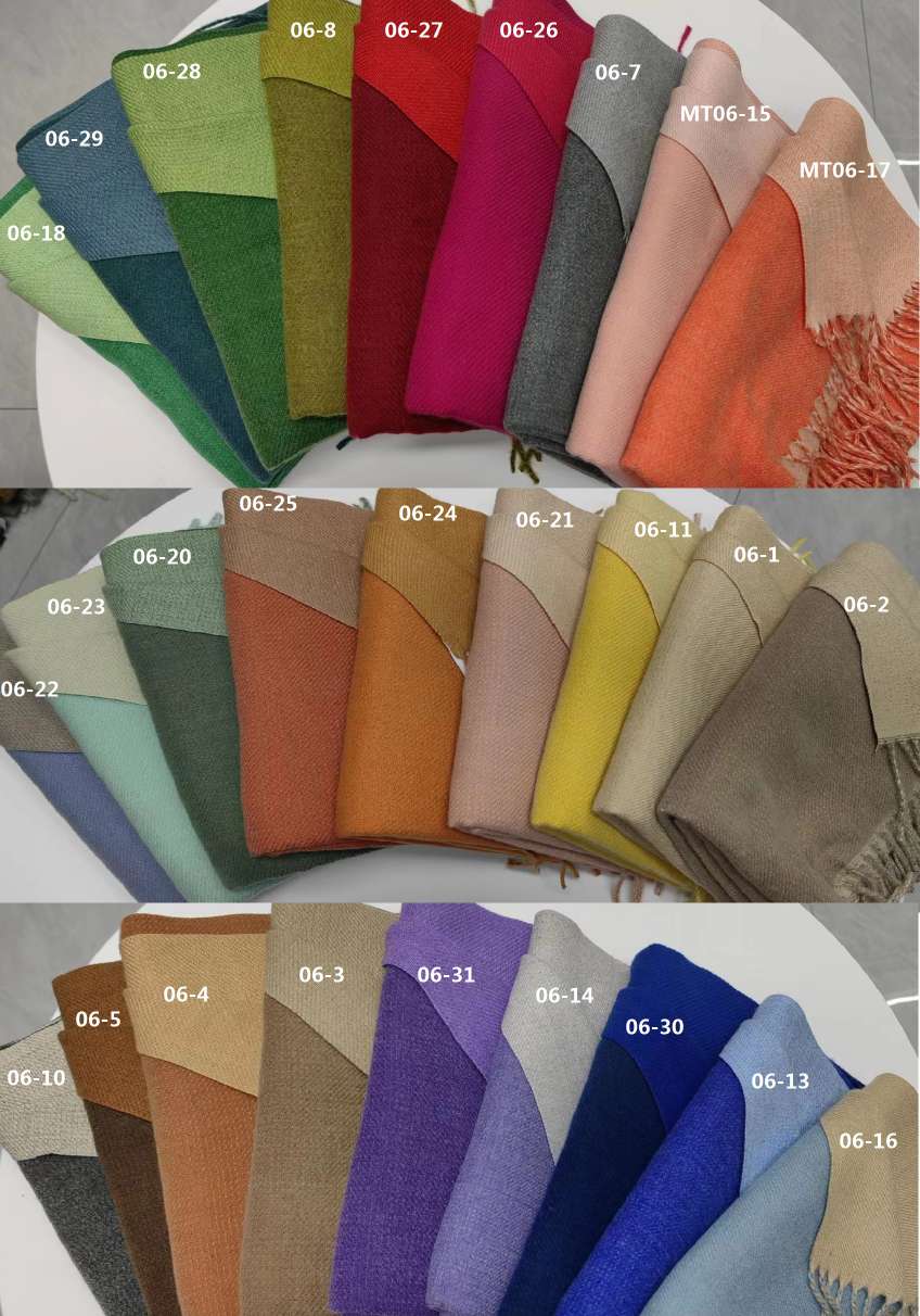 double-said scarves
