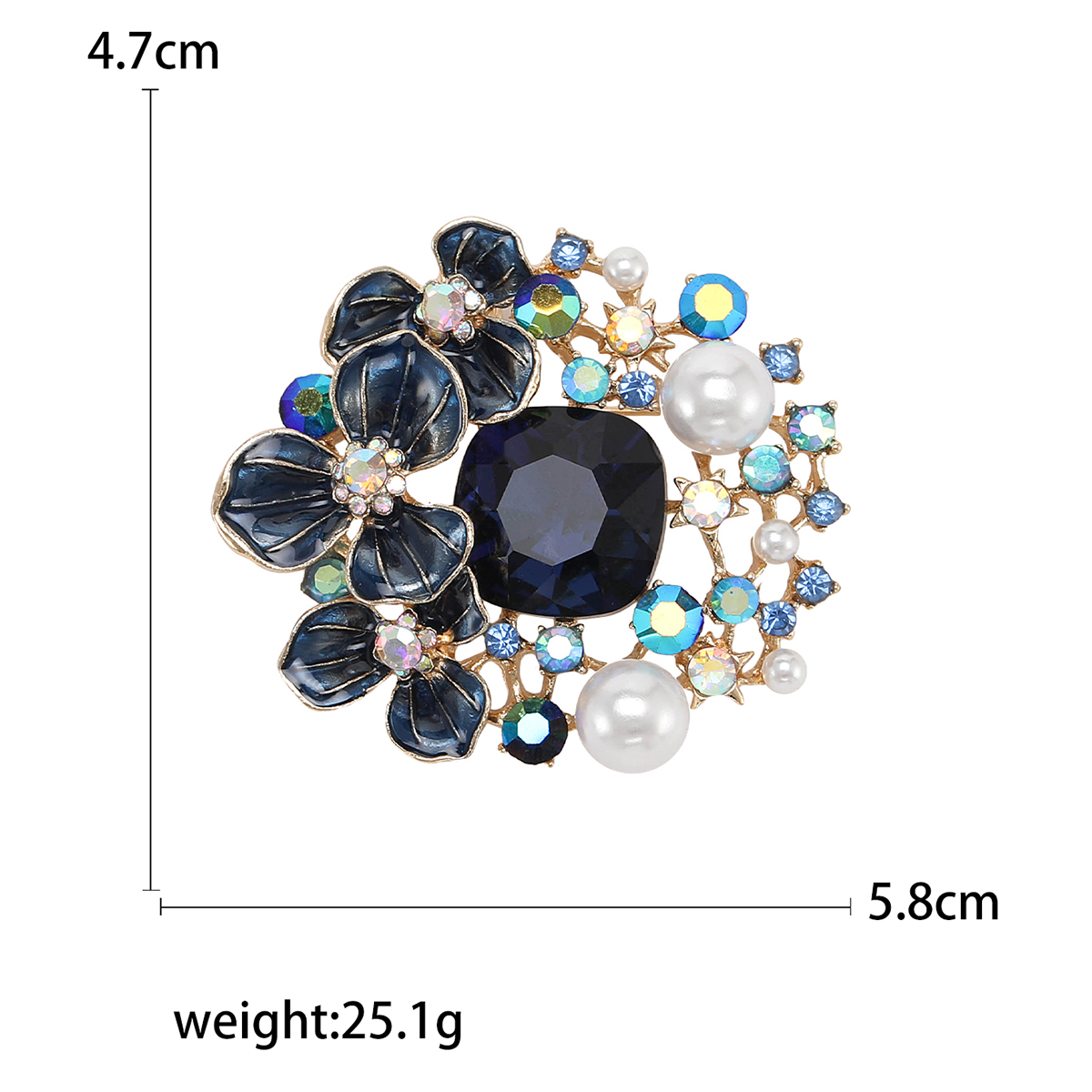 Factory direct sales of creative and light luxury new best-selling water diamond flower puppy stainless steel brooch, anti-glare, light luxury creative retro brooch, simple and fashionable accessory pin Application Scenario
