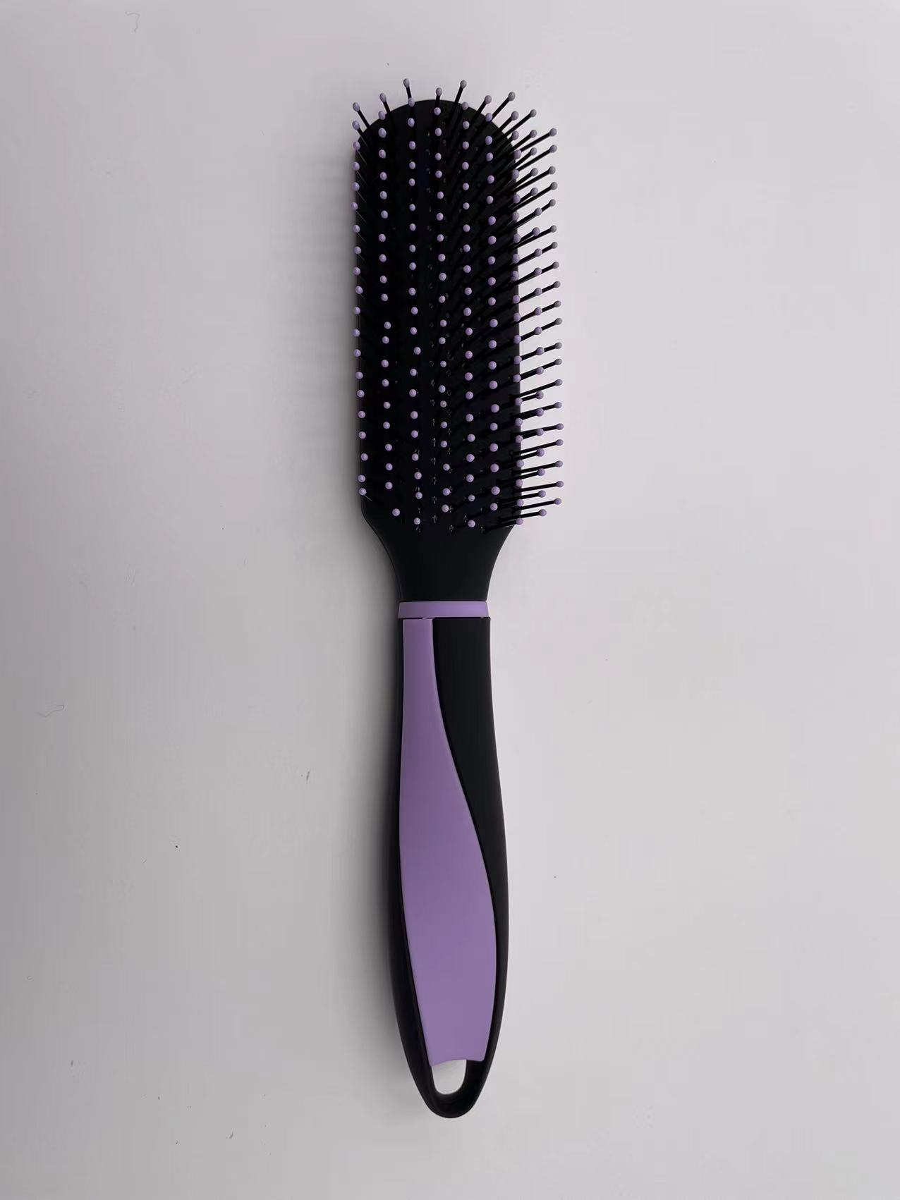 黑弹效果经典老款美发塑料头梳，塑料梳美发梳发刷扁梳头梳