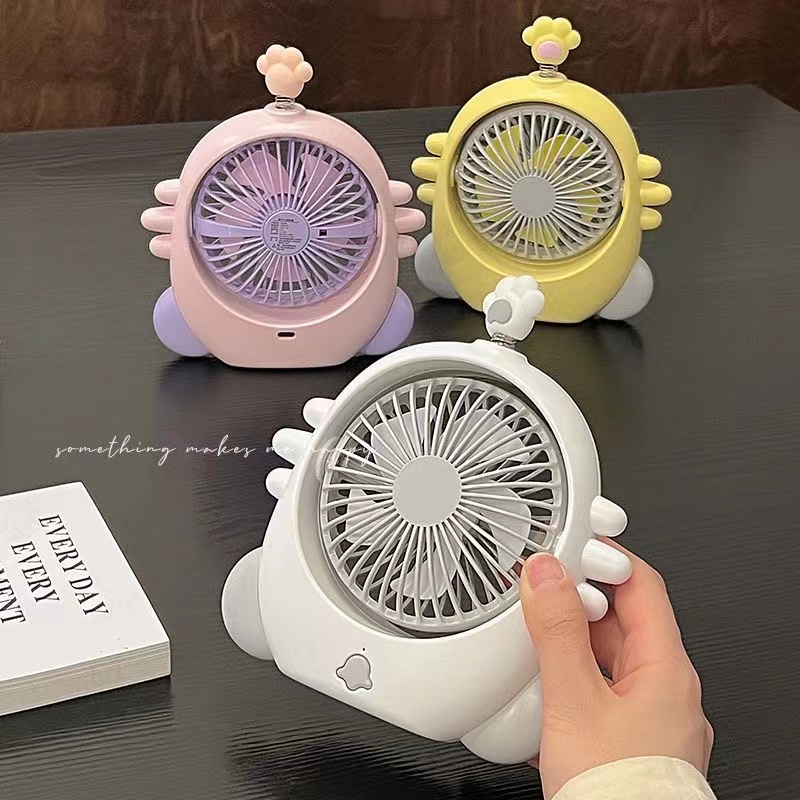 萌爪卡通风扇细节图