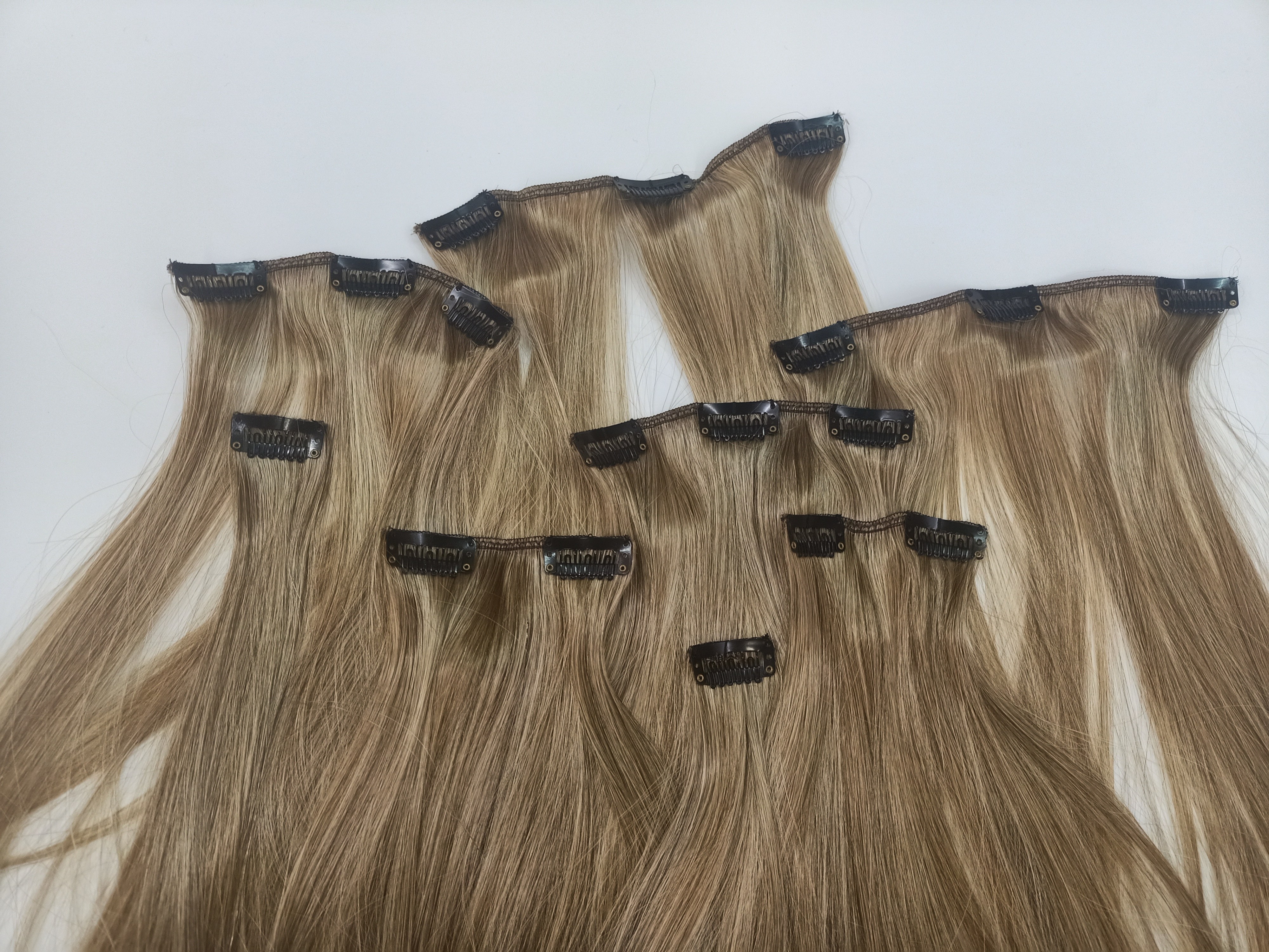 seamless weft mono liso weft blanco extensiones de cabello de una sola capa pelo de cinta de américa y europa Item Picture