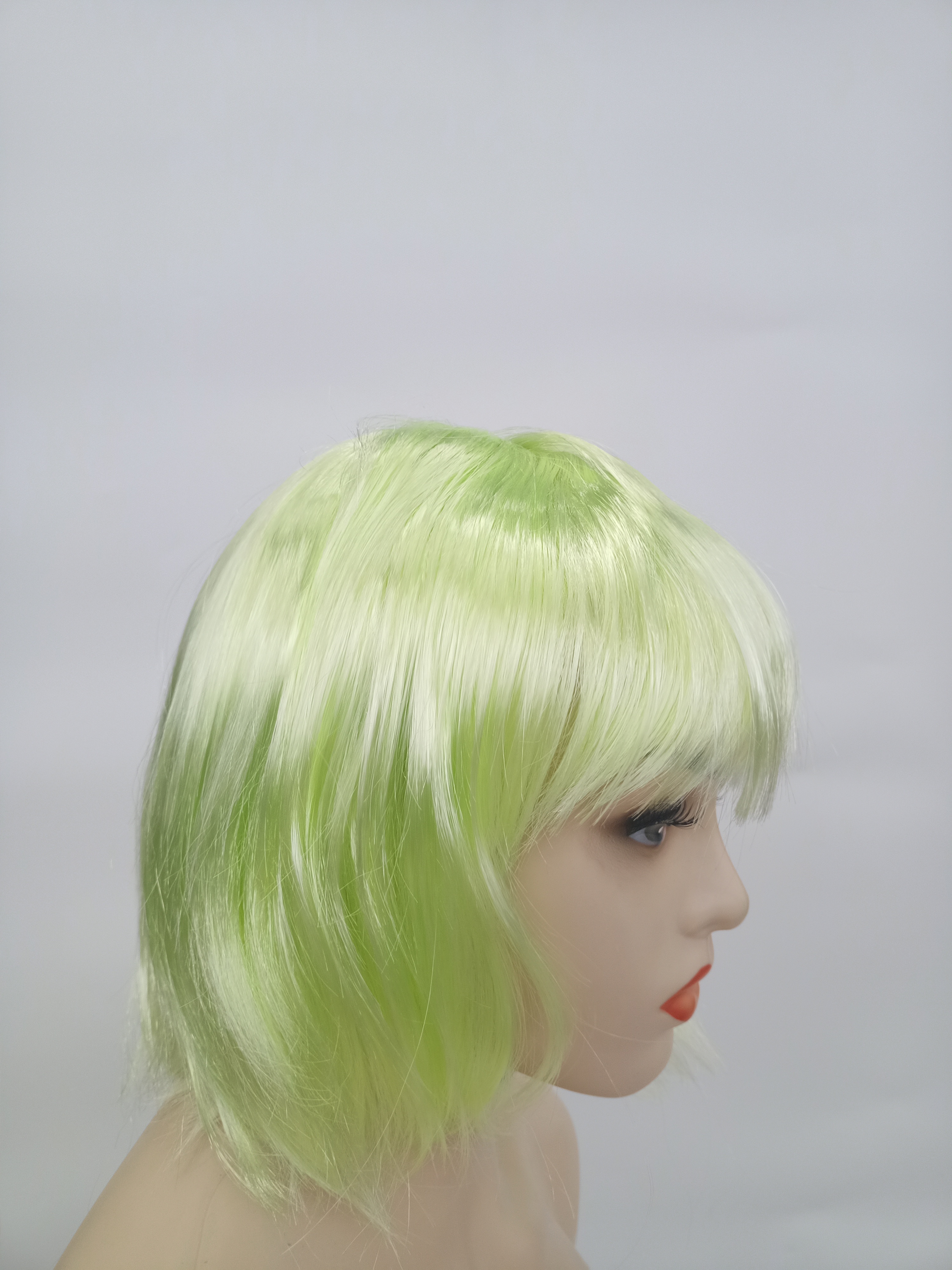 Linda peluca mujer bobble suave reducción de edad todo el conjunto Specification image