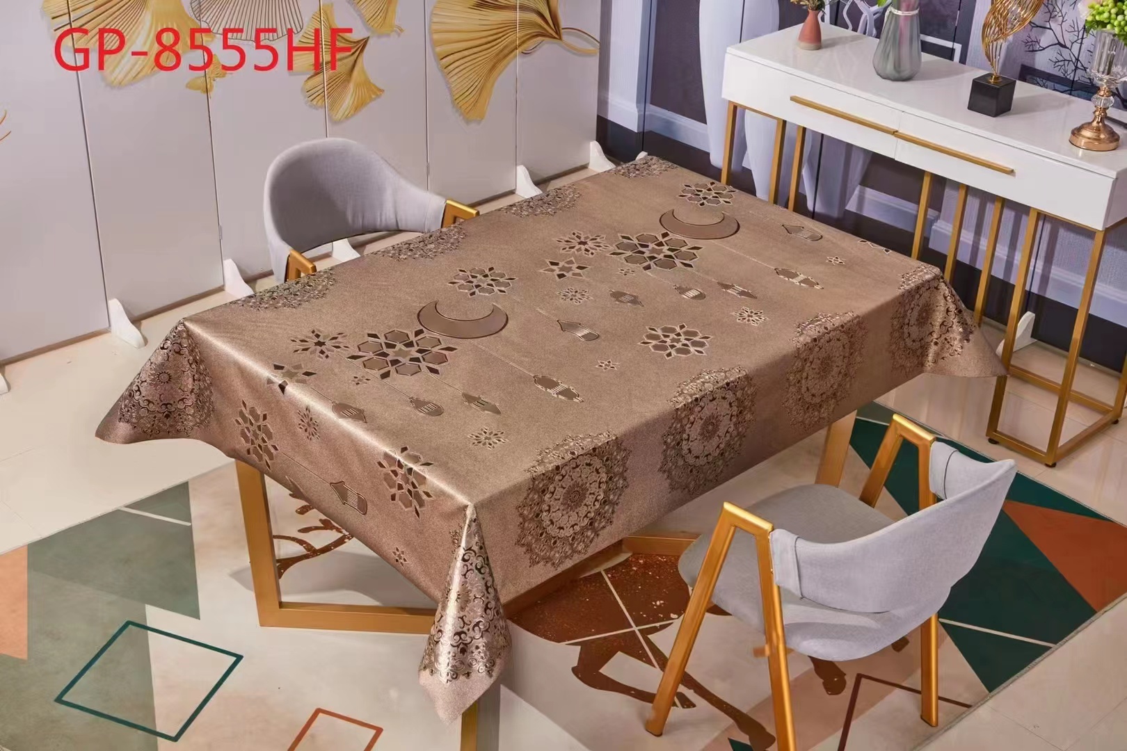 餐桌布艺/台布/桌布实物图