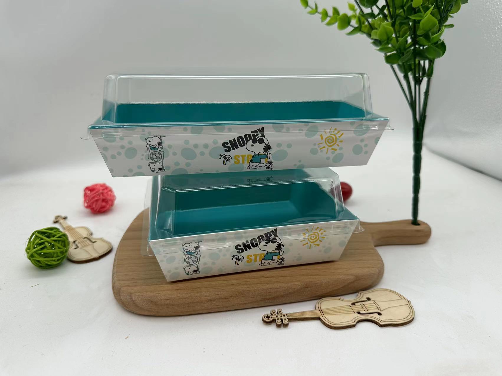 长方形纸塑盒/正方形纸塑盒/食品包装盒细节图